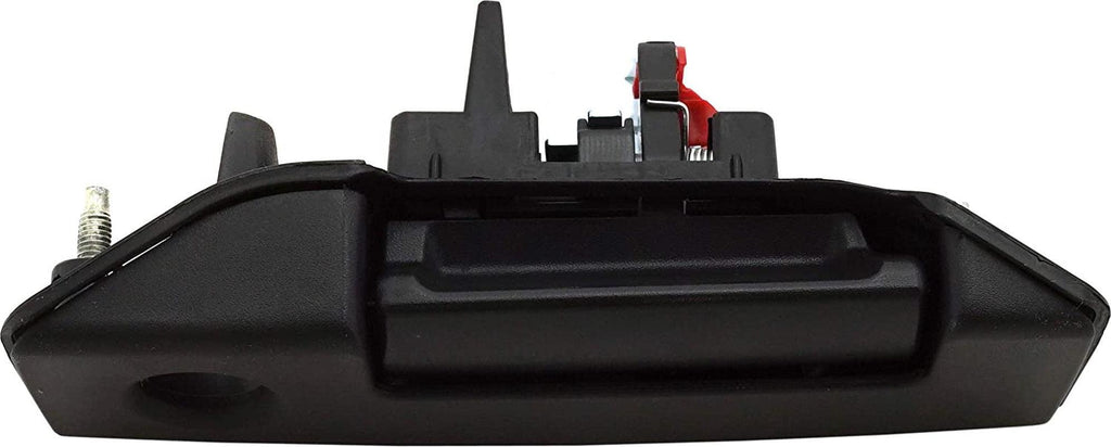 Exterior Rear Door Handle Compatible with 2015-2018 Chevrolet City Express Side Door Textured Black Driver Side