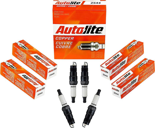 Autolite 2544 Copper Resistor Automotive Replacement Spark Plug (1 Pack)