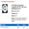 Left Auxiliary Fan Assembly - Compatible with 1999 - 2001 ES300 Sedan 3.0L V6 2000