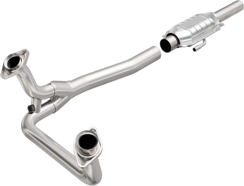 Magnaflow Direct-Fit Catalytic Converter Standard Grade Federal/Epa Compliant 93307 - Stainless Steel 2In Main Piping, 52In Overall Length, Pre-And-Post Converter O2 Sensor - F-150/F-250/Bronco