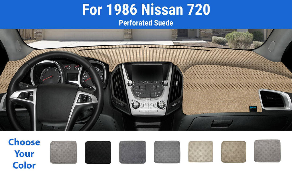 Dashboard Dash Mat Cover for 1986 Nissan 720 (Sedona Suede)