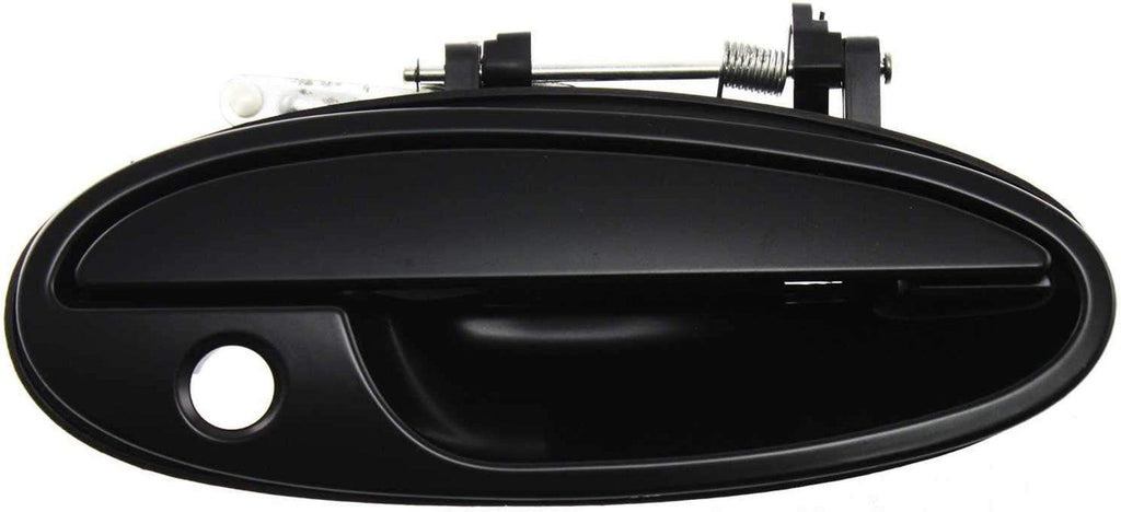 Front Exterior Door Handle Set of 4 Compatible with 1997-1999 Buick Riviera, Fits 1997-1999 Oldsmobile Aurora Smooth Black Driver and Passenger Side