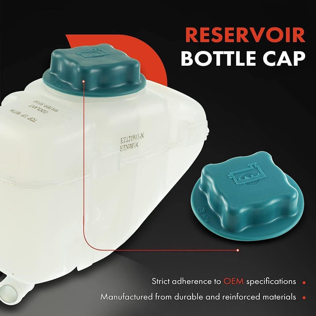 A-Premium Engine Coolant Overflow Recovery Reservoir Tank [With Cap] Compatible with Volvo S60 2001-2009, S80 1999-2006, V70 1998-2007, XC90 2003-2007 2011-2014, Replace# 30741973, 30741154