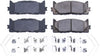 17-1293, Z17 Front Ceramic Brake Pads with Hardware