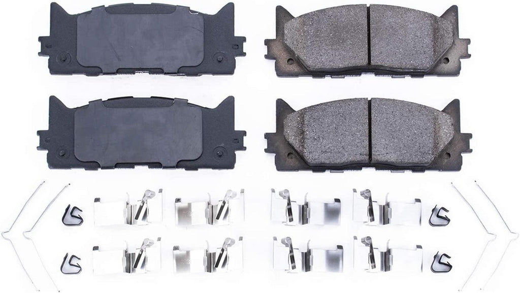 17-1293, Z17 Front Ceramic Brake Pads with Hardware