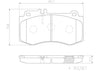Brembo Front Disc Brake Pad Set for 10-11 E550 (P50087N)