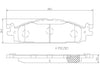 Brembo Front Disc Brake Pad Set for Explorer, Flex, Taurus, MKT, MKS (P24174N)