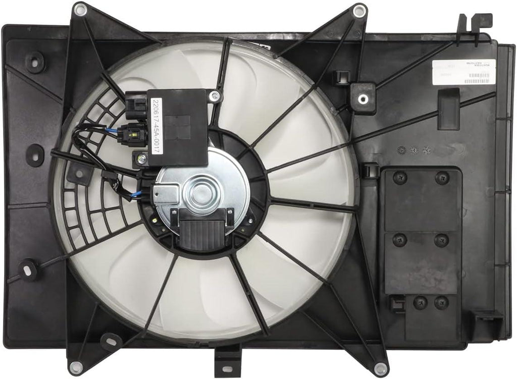 Factory Style Radiator Fan Assembly Compatible with 16-22 Mazda CX-3,OEM-RF-0771