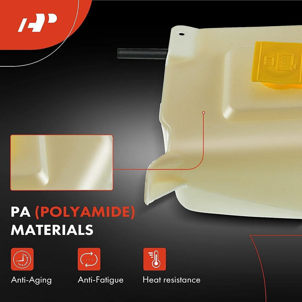 A-Premium Engine Coolant Overflow Recovery Reservoir Tank [With Cap & Tubing] Compatible with Jeep Commander 2006-2010, Grand Cherokee 2005-2010, [3.7L 4.7L 5.7L 6.1L], Replace # 55038011AA