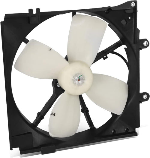 Factory Style Radiator Fan Assembly Compatible with 93-97 Mazda 626 MX-6 2.0L MT,OEM-RF-0772