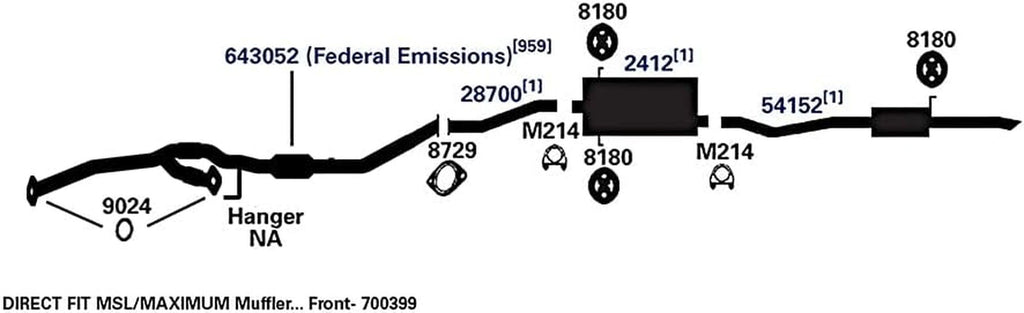54152 Exhaust Tail Pipe
