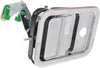 for Freightliner FL112 Exterior Door Handle Front, Driver Side Chrome (1997-2003) | with Key Hole| Trim: Base