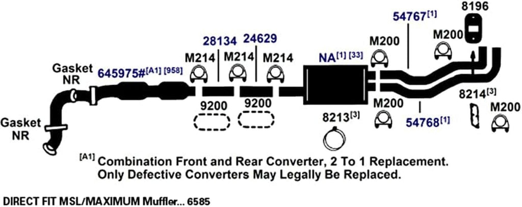 28134 Exhaust Pipe