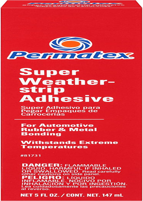 Permatex 81731 Super Weatherstrip Adhesive, 5 Oz.