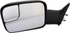 Dorman 955-678 Driver Side Manual Door Mirror - Folding Compatible with Select Dodge Models, Black