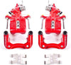 Rear S2068 Pair of High-Temp Red Powder Coated Calipers