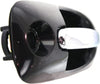 Compatible with Dodge Caravan Exterior Door Handle 2001-2007 Passenger Side Front, Smooth Black Bezel with Chrome Lever | with Key Hole | Trim: All Submodels