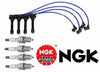 For Acura Integra NGK Blue Spark Plug Wire Set HE82+NGK V-Power Spark Plugs
