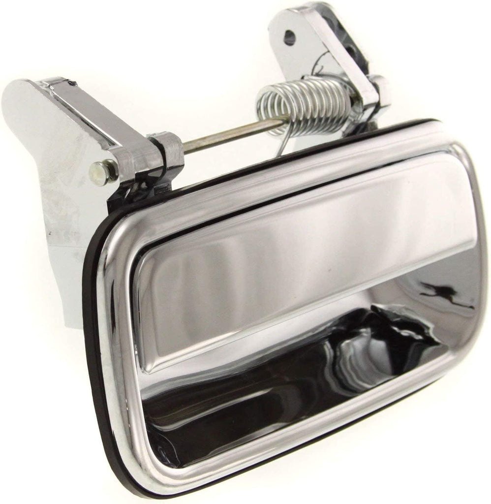 Front and Rear Exterior Door Handle Set of 4 Compatible with 2001-2004 Toyota Tacoma Chrome Driver and Passenger Side