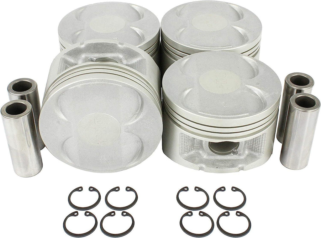 DNJ P224.20 Oversize Piston Set for 1997-2001 / Honda/Prelude / 2.2L / DOHC / L4 / 16V / 2156Cc / H22A4