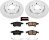 CRK129 Coated Brake Rotor & Ceramic Brake Pads- Rear