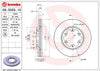 Brembo Front Disc Brake Rotor for Frontier, Pickup, Pathfinder, D21 (09.5055.10)