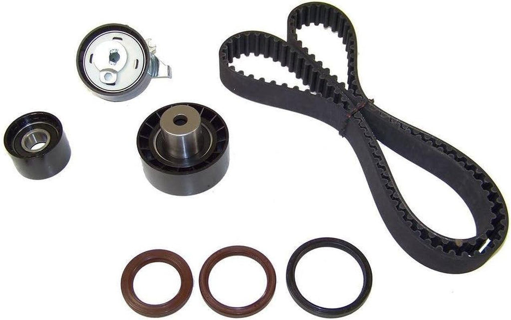DNJ TBK418WP Timing Belt Kit with Water Pump/For 1999-2004/ Ford, Mazda, Mercury/Contour, Cougar, Escape, Escort, Focus, Mystique, Tribute/ 2.0L/ DOHC/ L4/ 16V/ 121Cid, 1991Cc / VIN 3, VIN 5