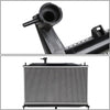 OEM-RA-2896 OE Style Aluminum Core Radiator Compatible with 06-12 Dodge Attitude AT, 25-1/8" W X 14-5/8" H X 5/8" D, 1-5/16" Inlet, 1-5/16" Outlet