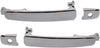 Front Exterior Door Handle Compatible with 2003-2007 Infiniti G35 / Nissan Murano and 2003-2008 Infiniti FX35 / FX45 Chrome, Set of 2, Driver and Passenger Side