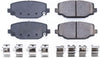 17-1596, Z17 Rear Ceramic Brake Pads with Hardware