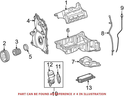 Genuine OEM Engine Timing Cover for Mercedes 6420100033