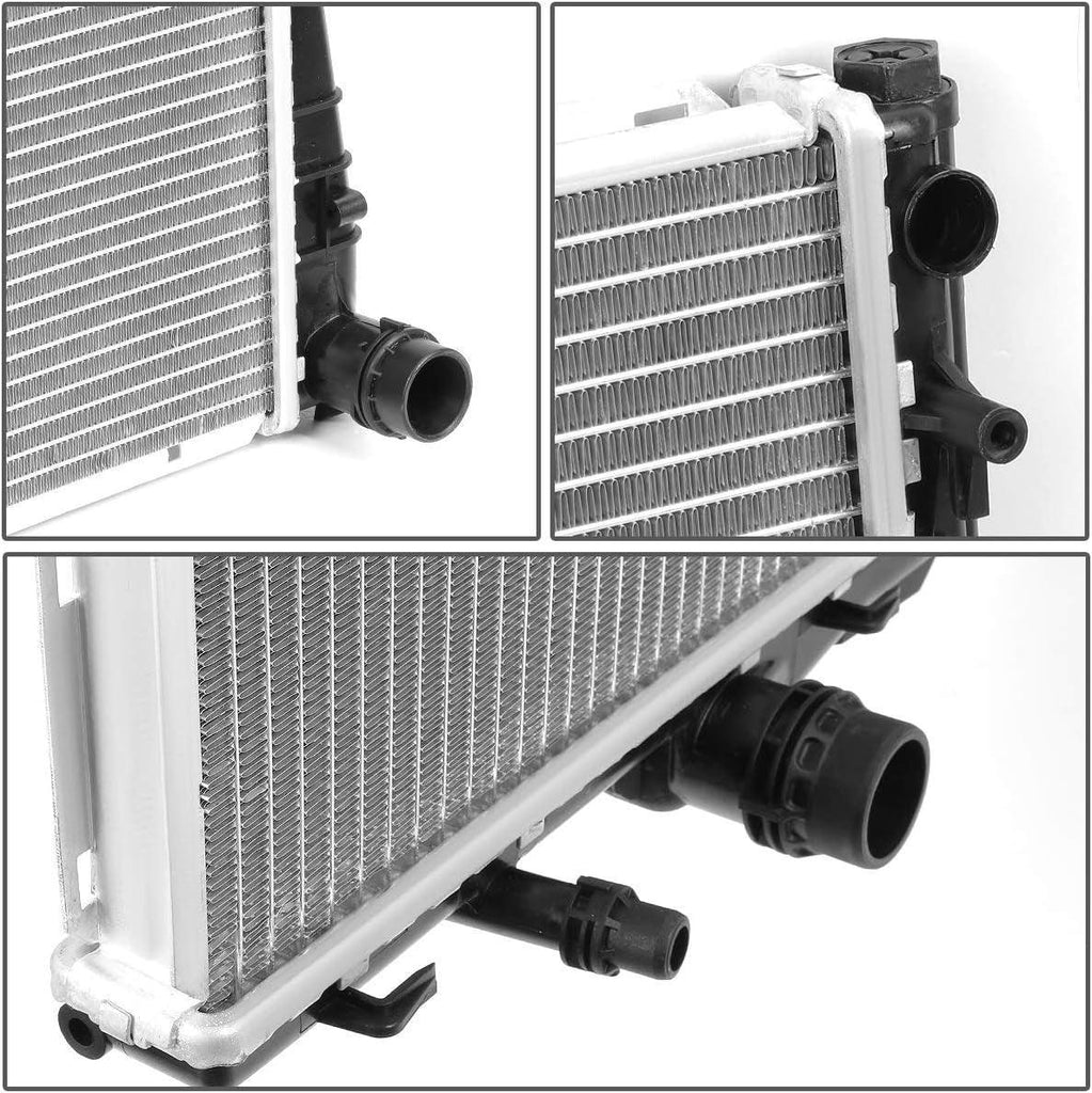 OEM-RA-13277 Factory Style Aluminum Core Cooling Radiator Replacement Compatible with 07-10 BMW X3 AT, 22-7/16" W X 19-3/16" H X 1-1/8" D