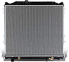OEM-RA-1998 1-Row OE Style Bolt-On Aluminum Core Radiator Replacement Compatible with 96-02 4Runner at MT, 25-1/8" W X 22-5/8" H X 1" D, 1-3/8" Inlet, 1-3/8" Outlet