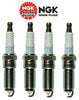 Set of 4 Spark Plugs Iridium NGK 94769 (FOR Ford Escape Fiesta Fusion Transit )