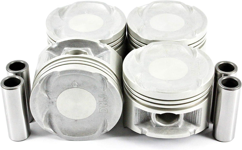 DNJ P296A Piston Set for 1992-1995 / Honda/Civic, Civic Del Sol / 1.6L / SOHC / L4 / 16V / 97Cid / D16Z6