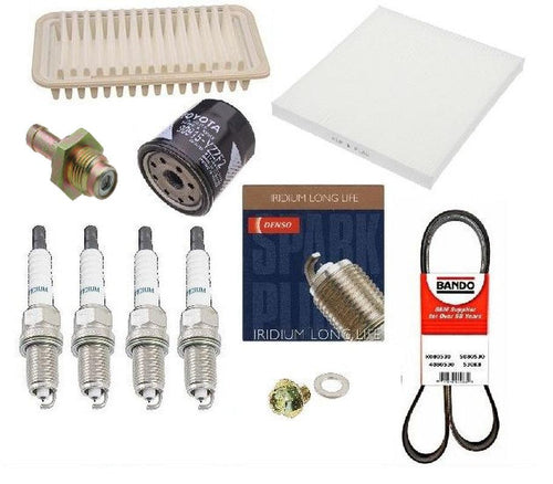 For Toyota Corolla/Matrix Tune-Up Kit Spark Plugs+Air+Oil+