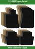 Lloyd Velourtex Front & Rear Row Carpet Mats for 2019-2022 Toyota Corolla