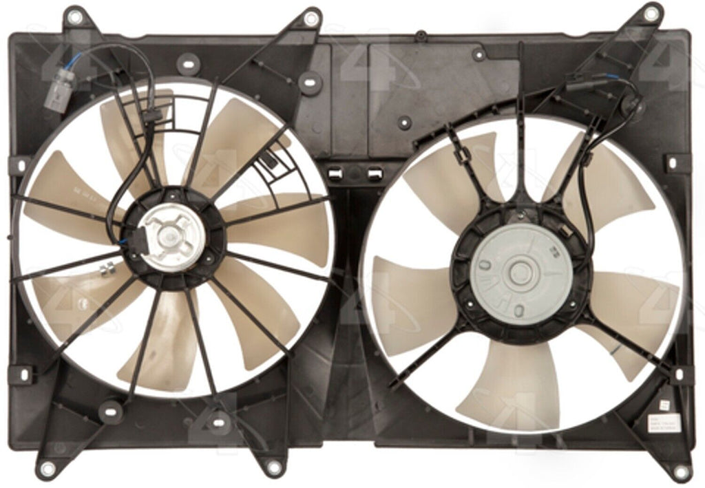 Four Seasons Dual Radiator and Condenser Fan Assembly for 04-07 Highlander 76143