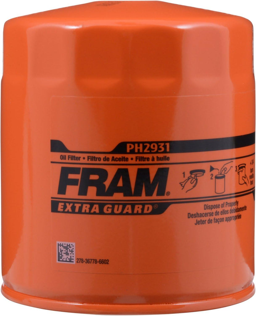 Extra Guard PH2931, 10K Mile Change Interval Spin-On Oil Filter