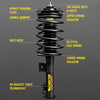 Monroe Shocks & Struts Quick-Strut 172114 Strut and Coil Spring Assembly