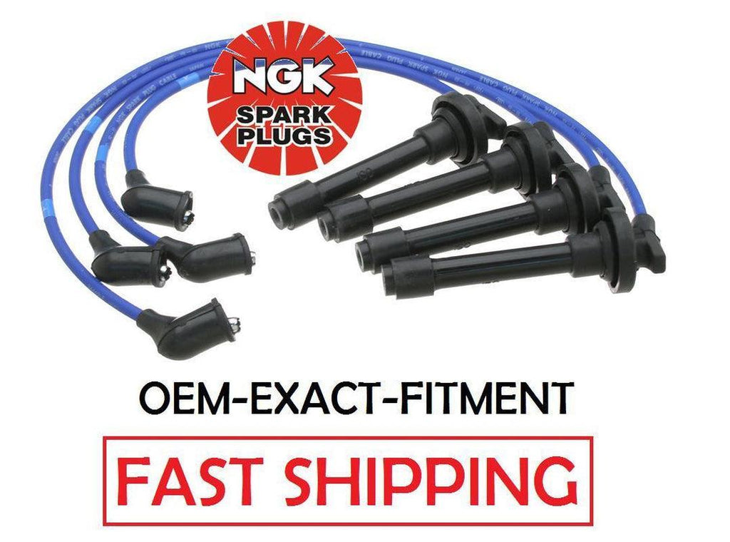 Acura Integra NGK Japan Blue Spark Plug Wire Set HE82+NGK Iridium IX Spark Plugs
