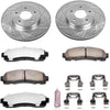 Power Stop K1576-36 Front Z36 Truck & Tow Brake Kit, Carbon Fiber Ceramic Brake Pads and Drilled/Slotted Brake Rotors