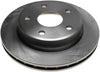 Replacement Front Brake Rotor for Select Dodge Dakota & Mitsubishi Raider Model Years By:  (780258R), Silver
