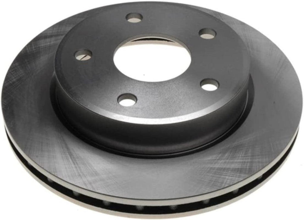 Replacement Front Brake Rotor for Select Dodge Dakota & Mitsubishi Raider Model Years By:  (780258R), Silver