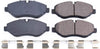 17-1316, Z17 Front Ceramic Brake Pads with Hardware