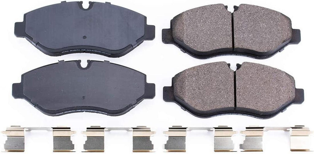 17-1316, Z17 Front Ceramic Brake Pads with Hardware
