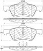 Centric Front Disc Brake Pad for Escape, Tribute, Mariner (105.10472)
