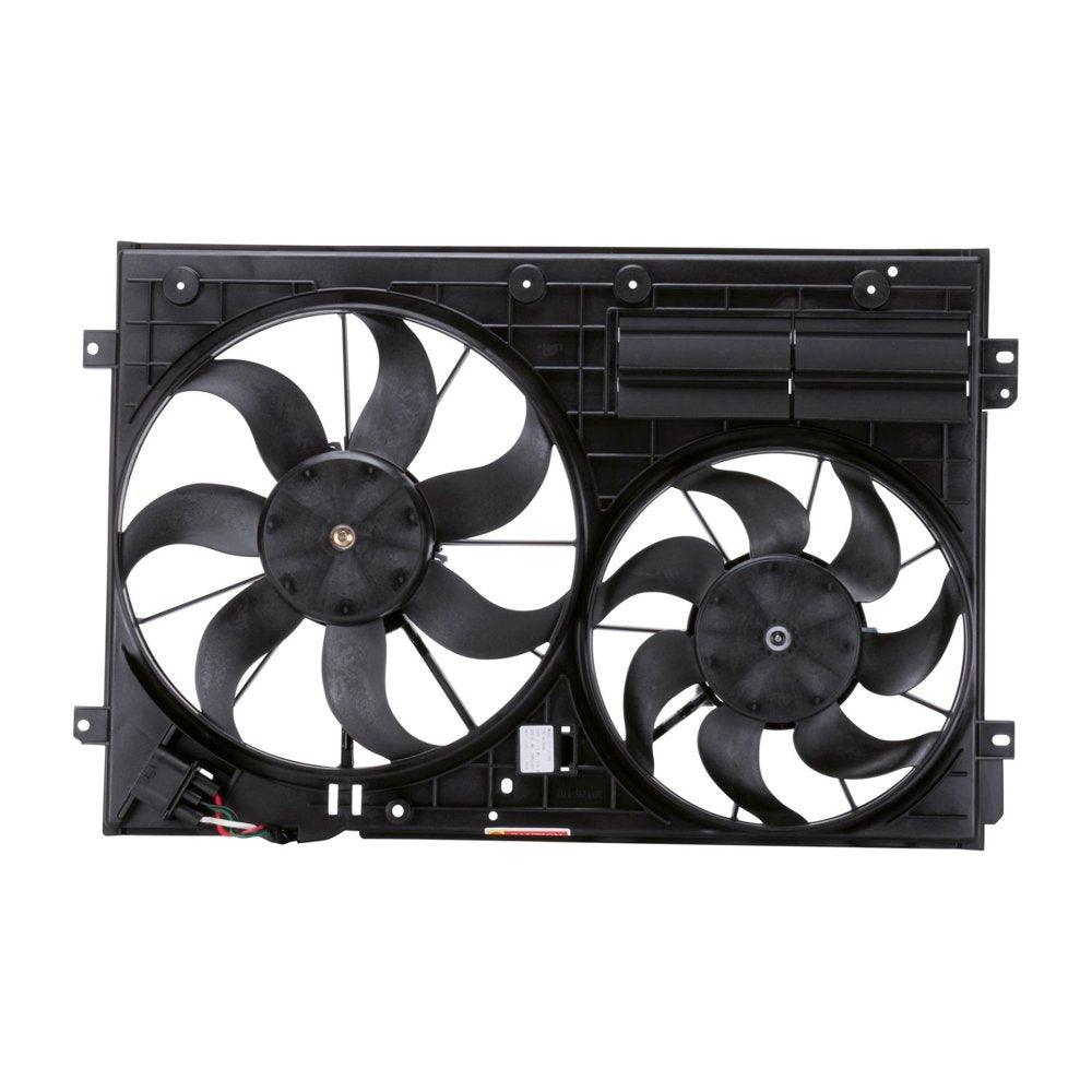 Dual Radiator and Condenser Fan Assembly Fits 2015 Volkswagen Jetta