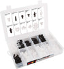 Performance Tool W5257 270Pc Mercedes Trim Clip Assortment Kit with Case - Perfect for Automotive Interior and Exterior Trim Repairs and Replacements