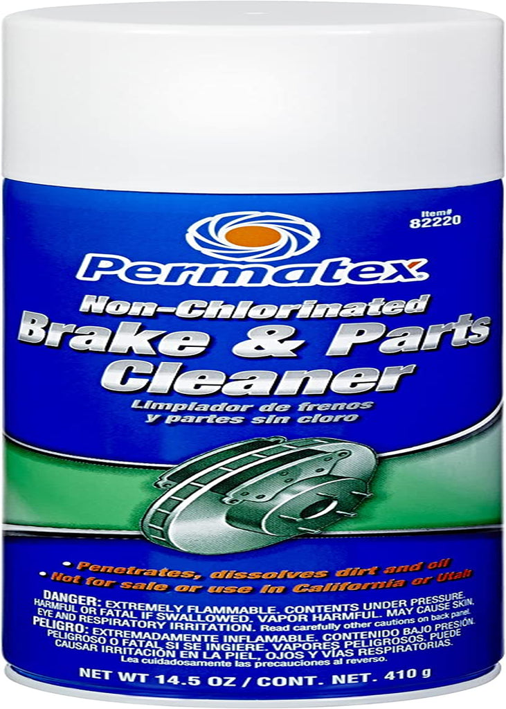 Permatex 82220 Non-Chlorinated Brake and Parts Cleaner, 14.5 Oz. Aerosol Can, Pack of 1